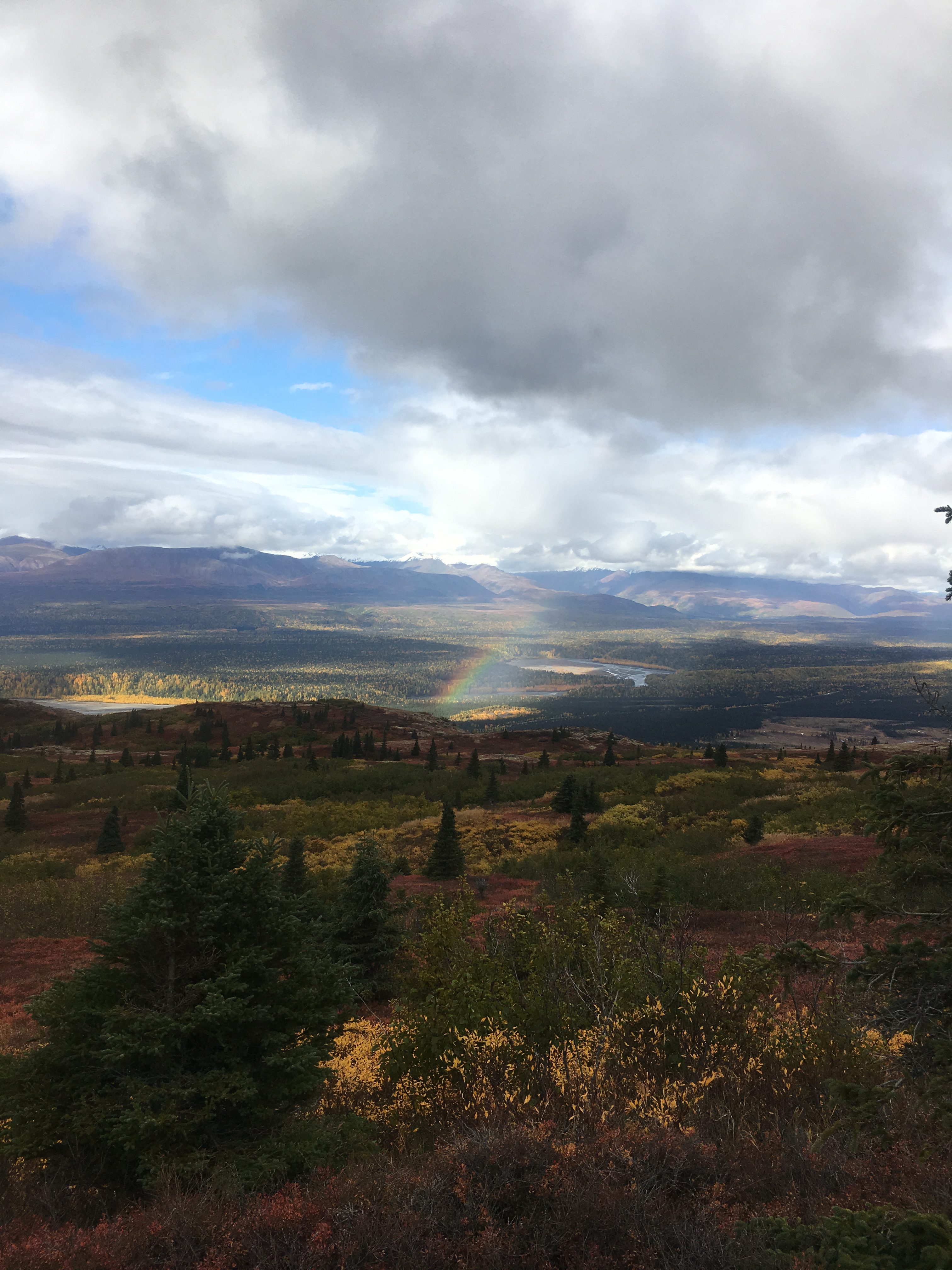 Kesugi Ridge - who doesn't love a rainbow?