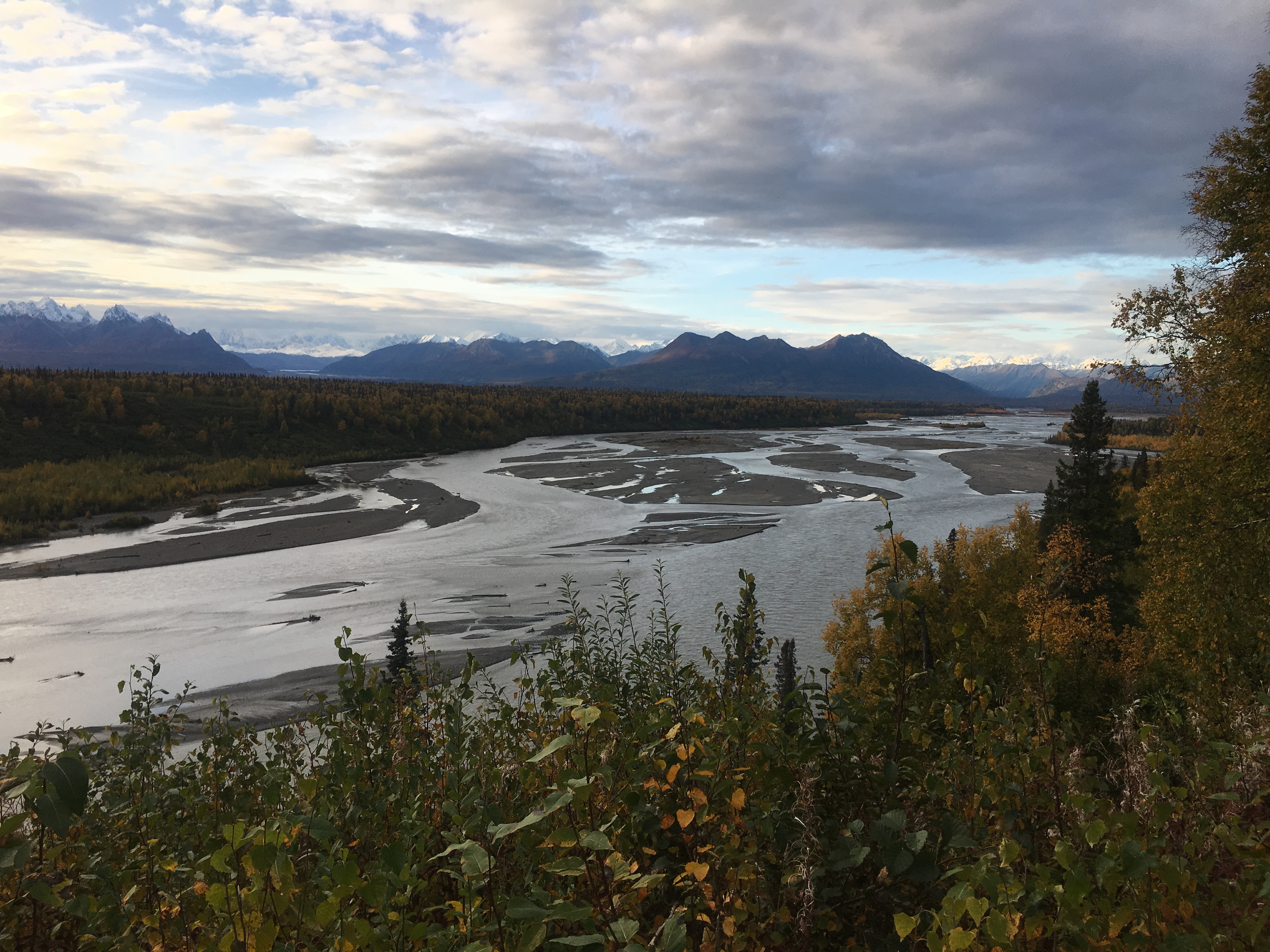 View of large wash from Kesugi Ridge