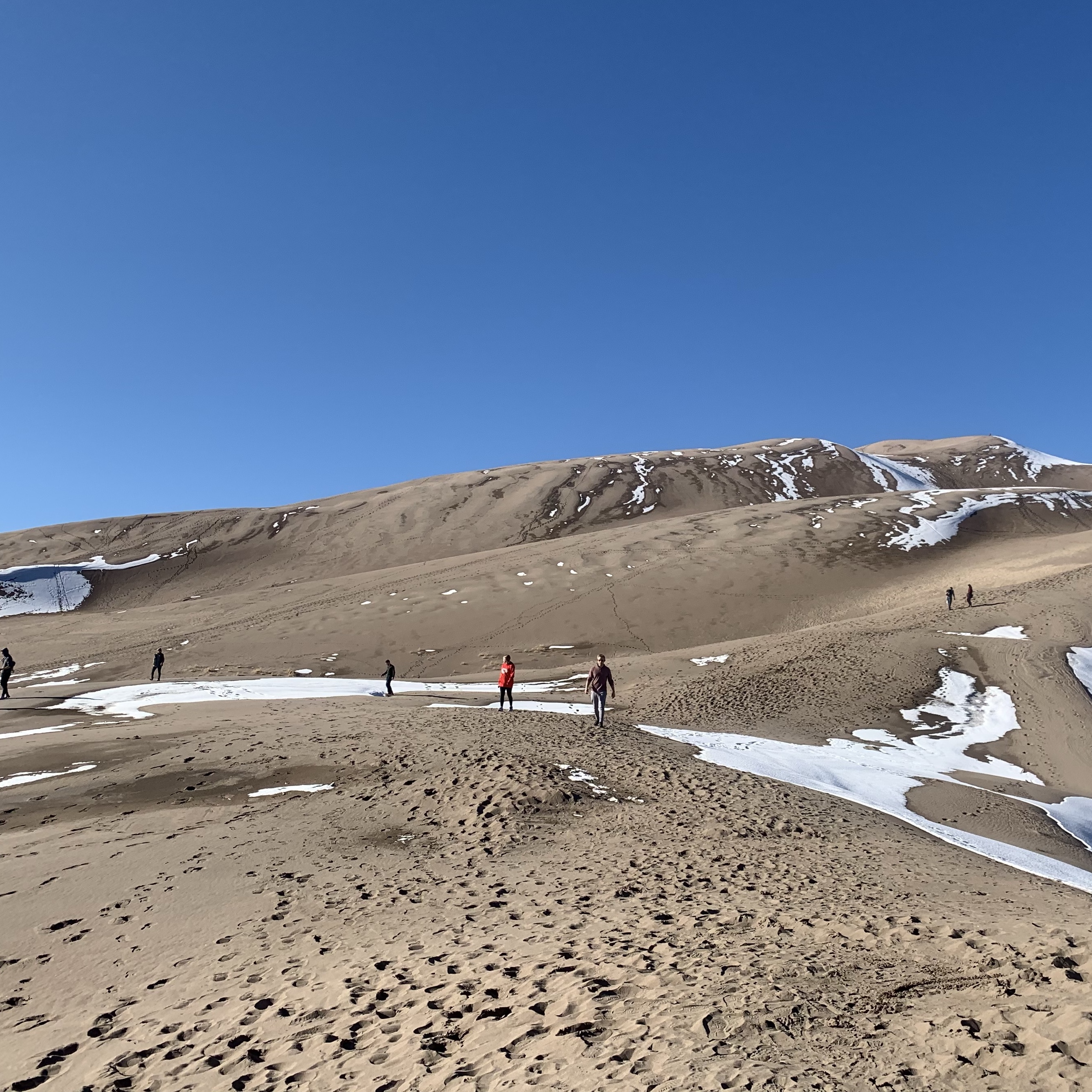 Hiking Sand Dunes in Colorado