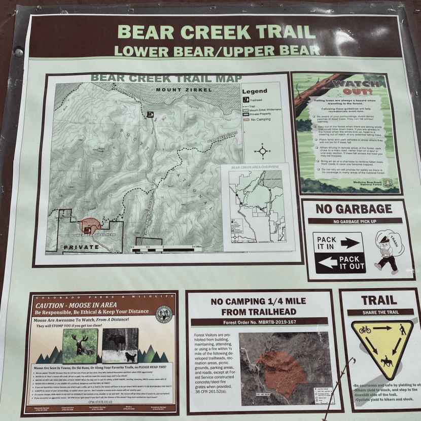 Lower Bear Trail Map